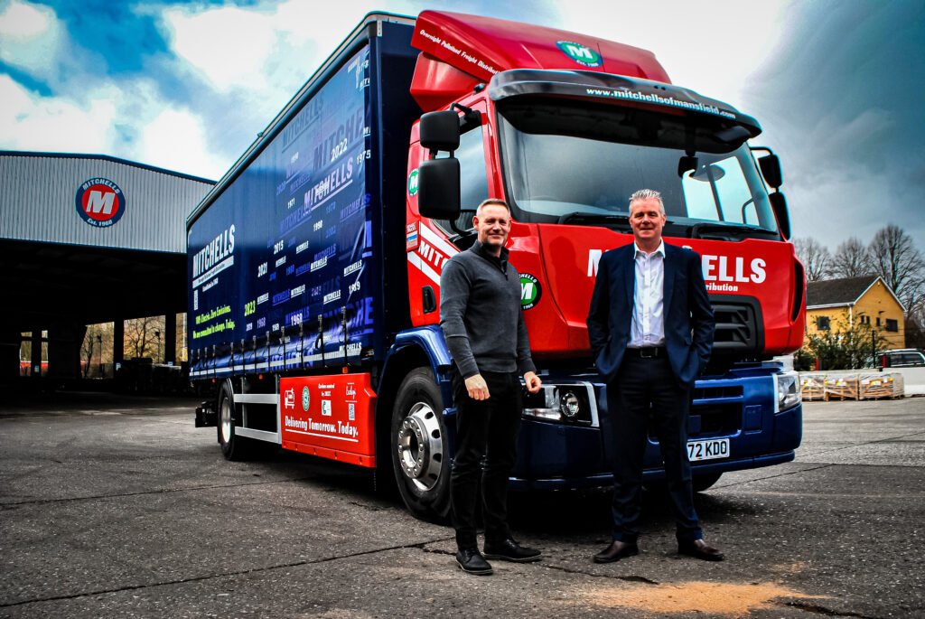 first truck of its kind in the UK delivered to Mitchells of Mansfield 