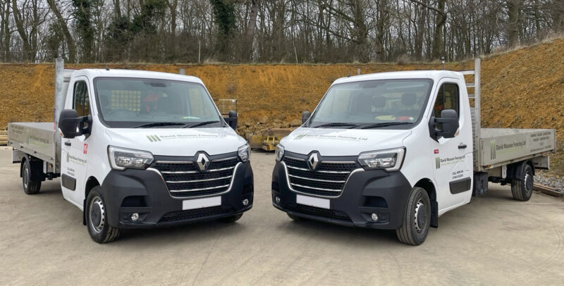 First Renault Master Vans for David Musson Fencing